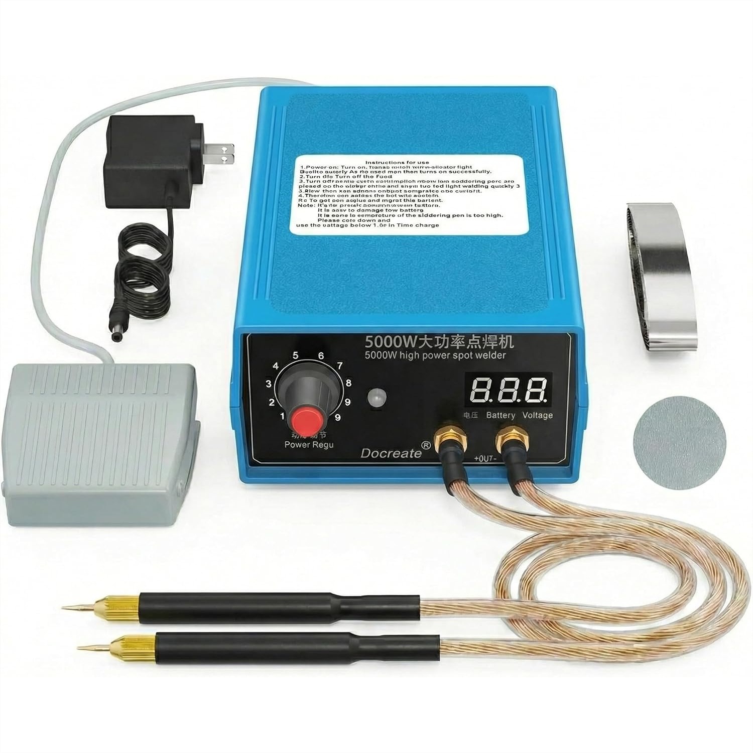 Portable Welding Generator - Spot Welder 5000W Portable Handheld Mini