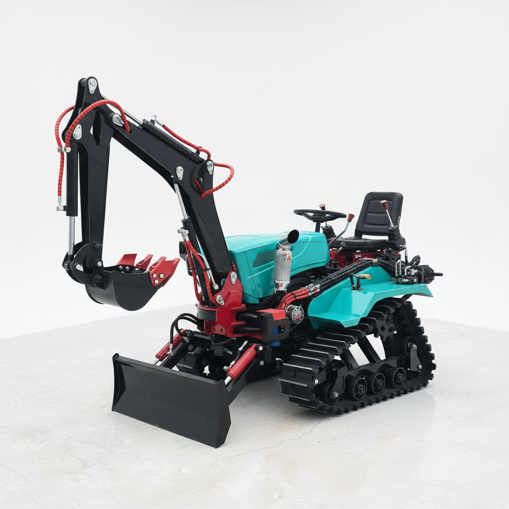 Tractor Backhoe - Customize Farm Tractor With Front Loader