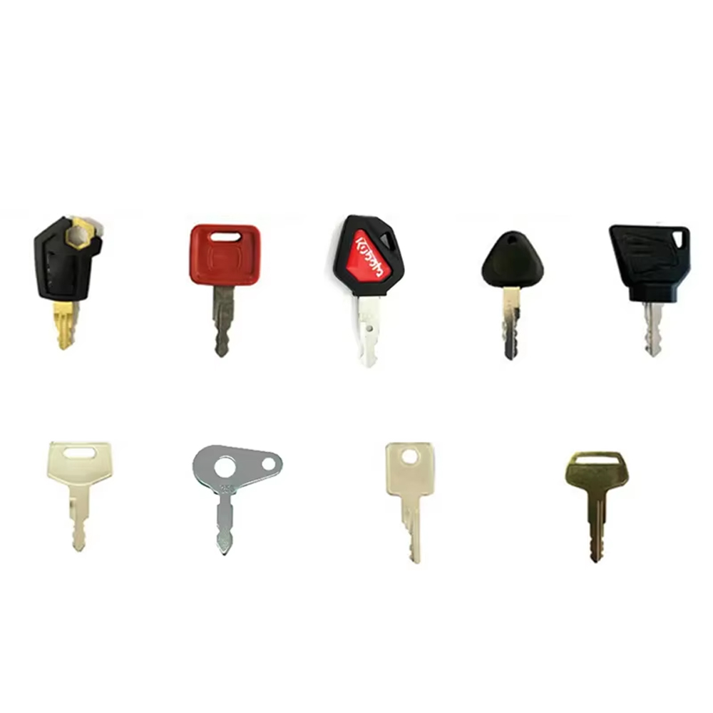 9PCS Master Plant Key Set Exca - Heavy Equipment Key Ring 评论和价格