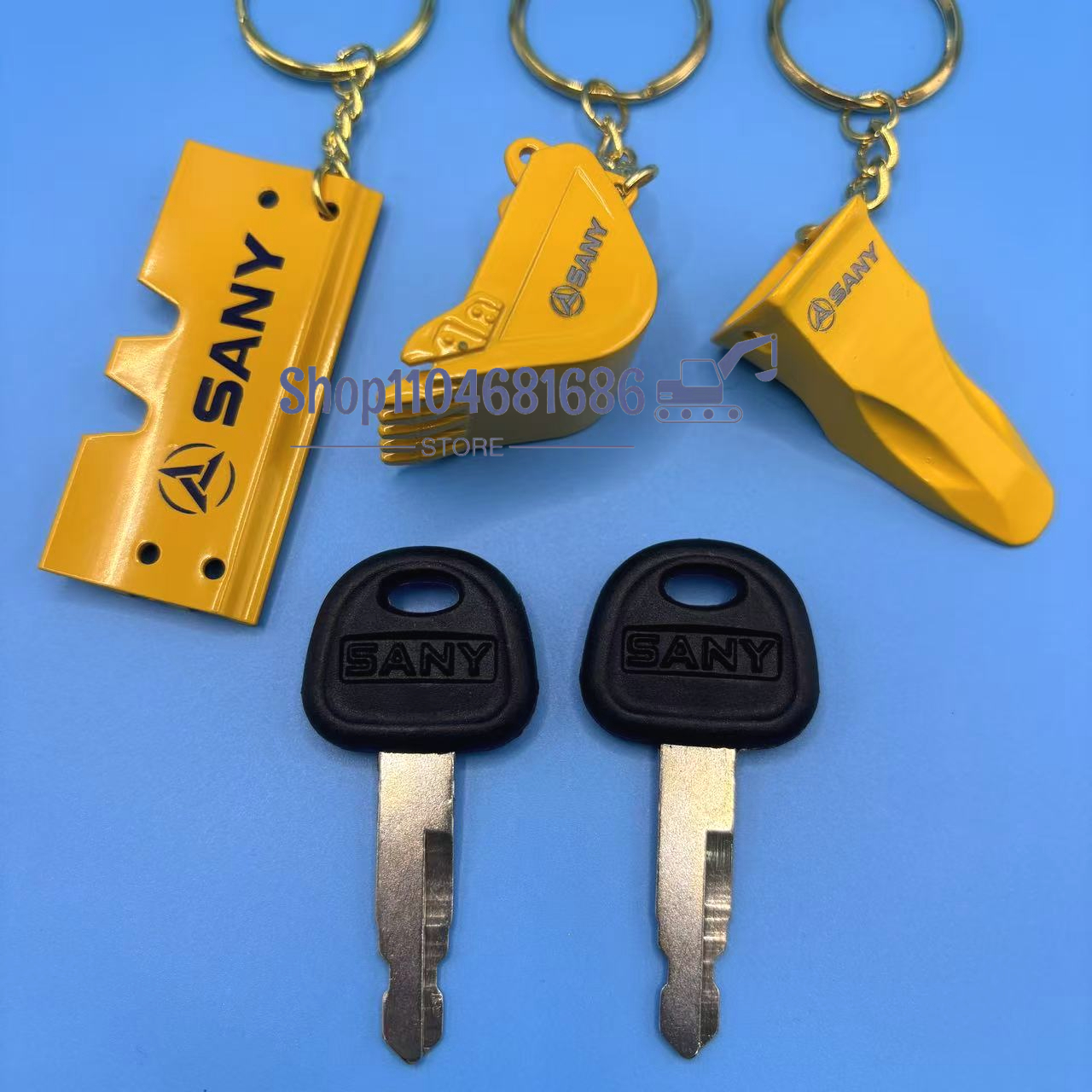 For Sany SY55 60 75 115 205 21 - Heavy Equipment Key Ring 评论和价格