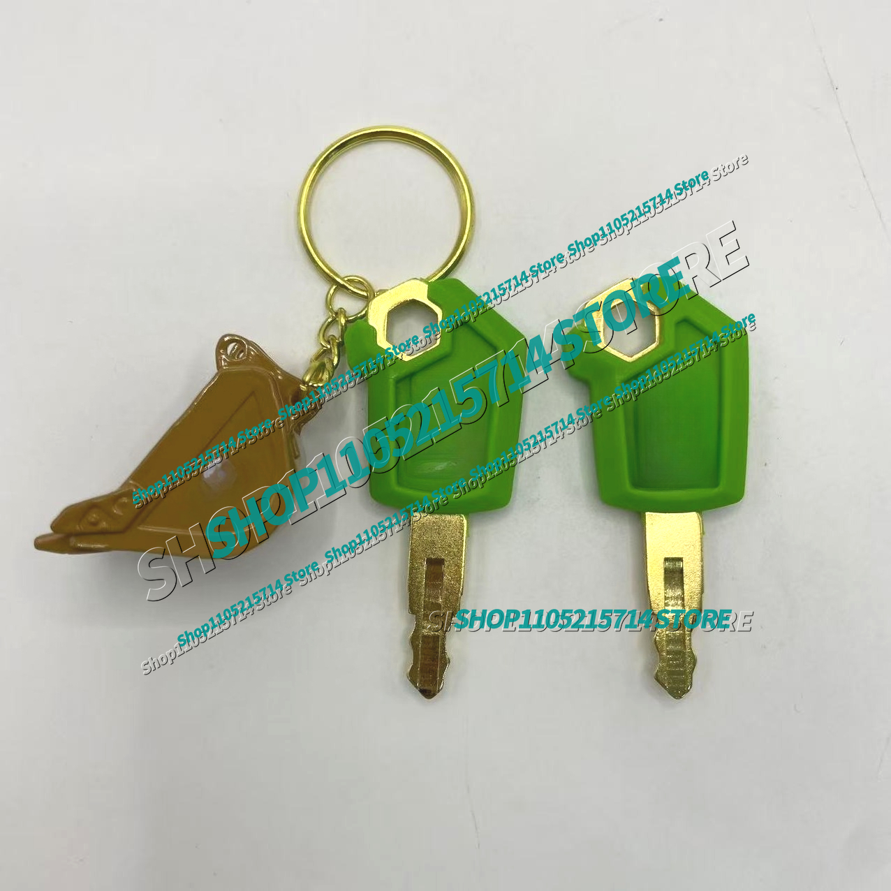 2pcs 5P8500 Key for Excavator  - Heavy Equipment Key Ring 评论和价格