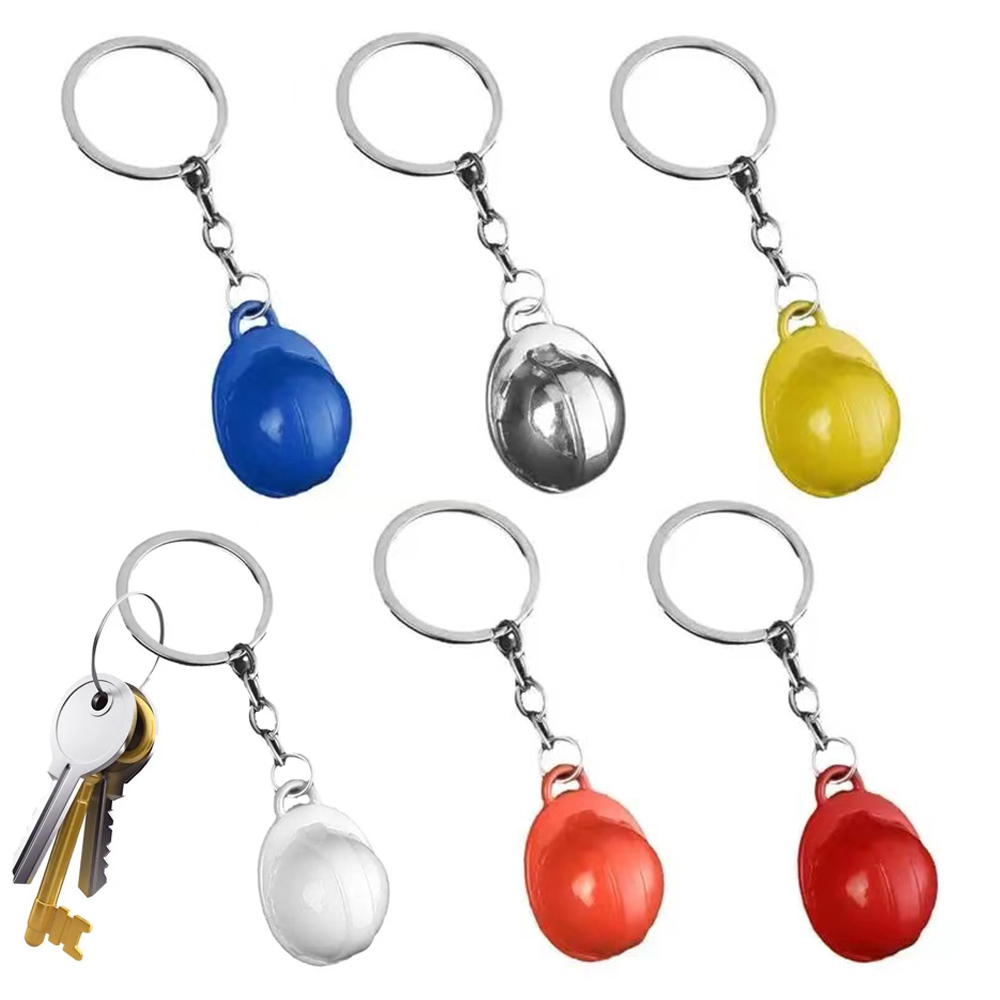Creative Hard Hat Keychain Min - Heavy Equipment Key Ring 评论和价格