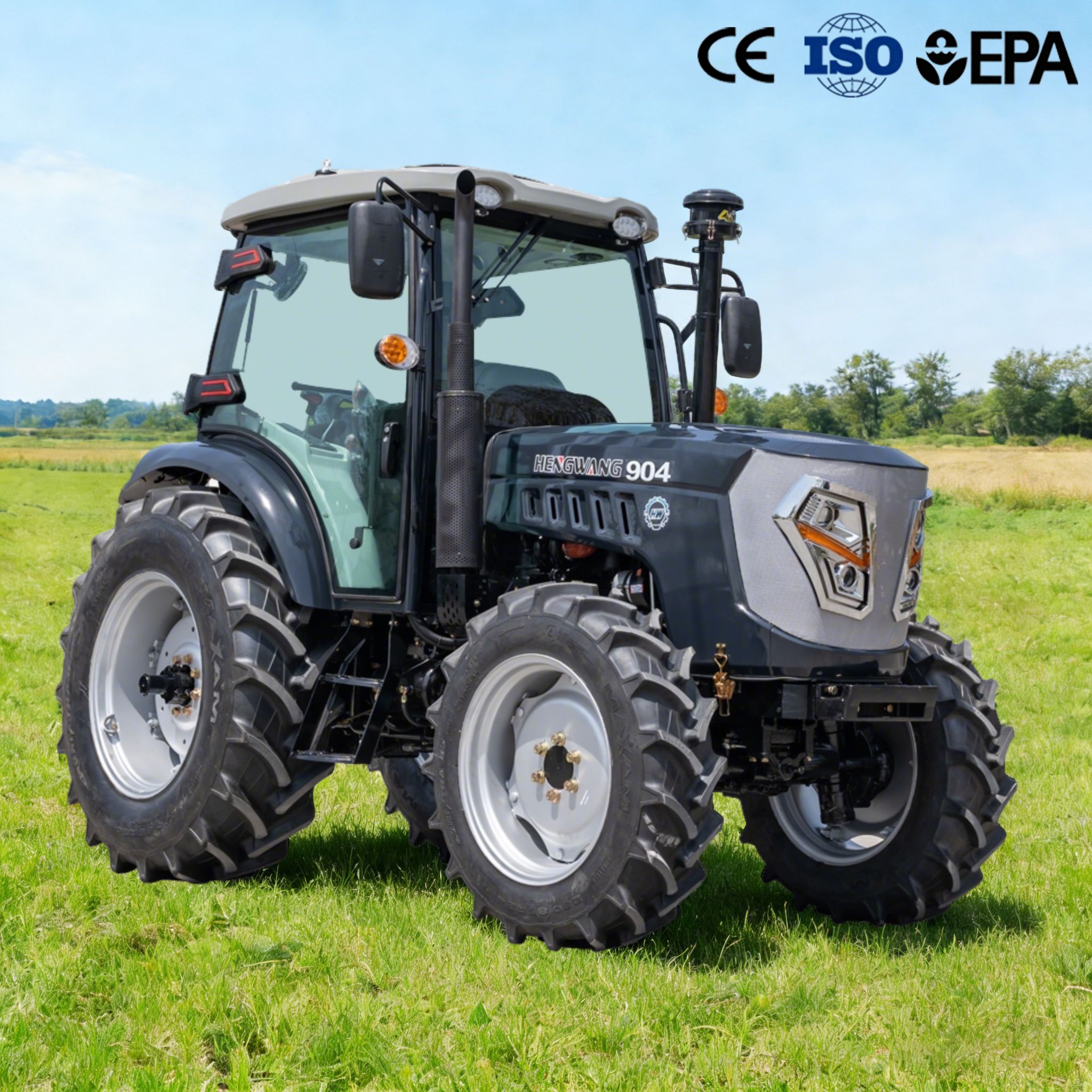 4x4 Tractor 70-100hp (12F+12R) - Tractor Backhoe 评论和价格