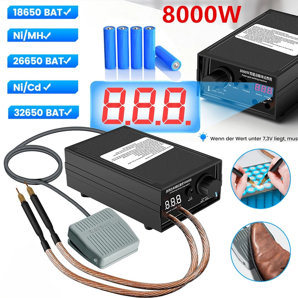8000W Mini Spot Welder Kit DIY - Portable Welding Generator 评论和价格