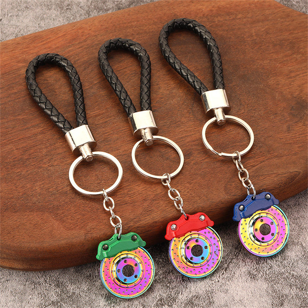Creative Unique Disc Brake Key - Heavy Equipment Key Ring 评论和价格