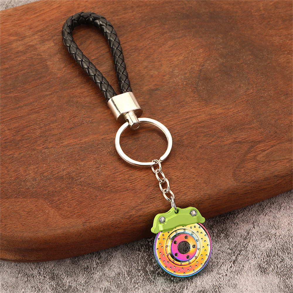 Creative Unique Disc Brake Key - Heavy Equipment Key Ring 评论和价格