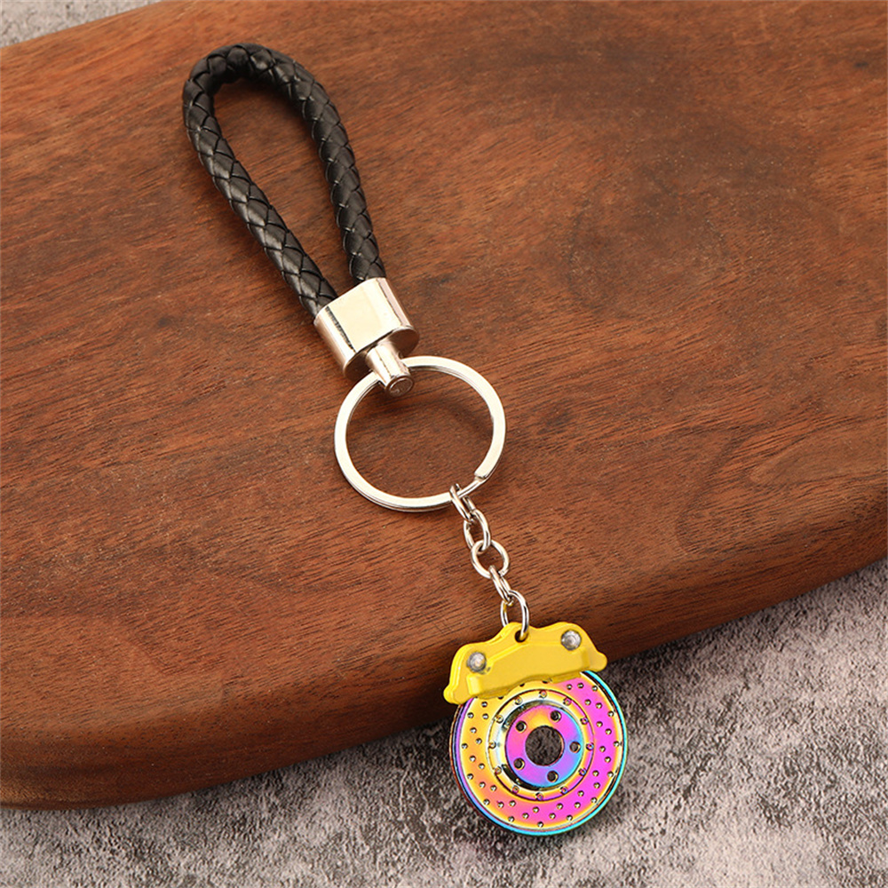 Creative Unique Disc Brake Key - Heavy Equipment Key Ring 评论和价格
