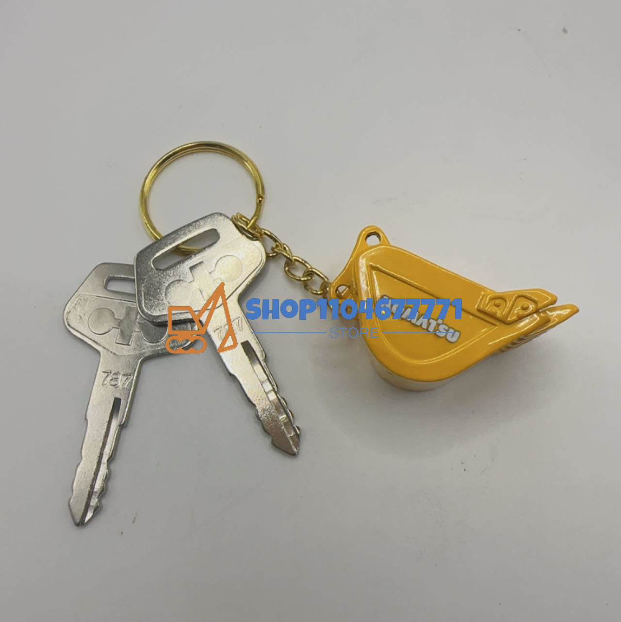 2PCS 787 Ignition Key with Buc - Heavy Equipment Key Ring 评论和价格