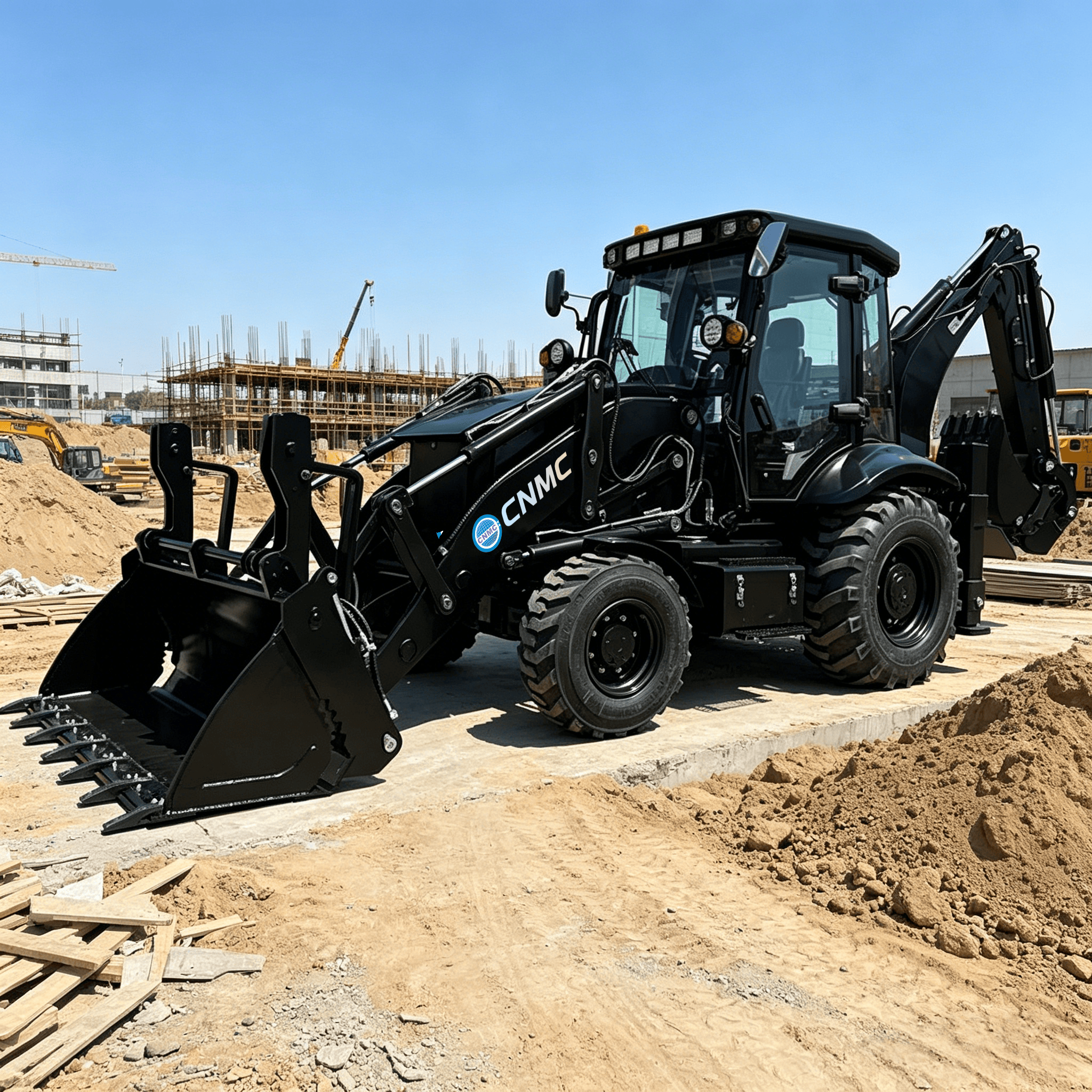 CN35-45 10 Tons 4x4 Wheel Load - Tractor Backhoe 评论和价格