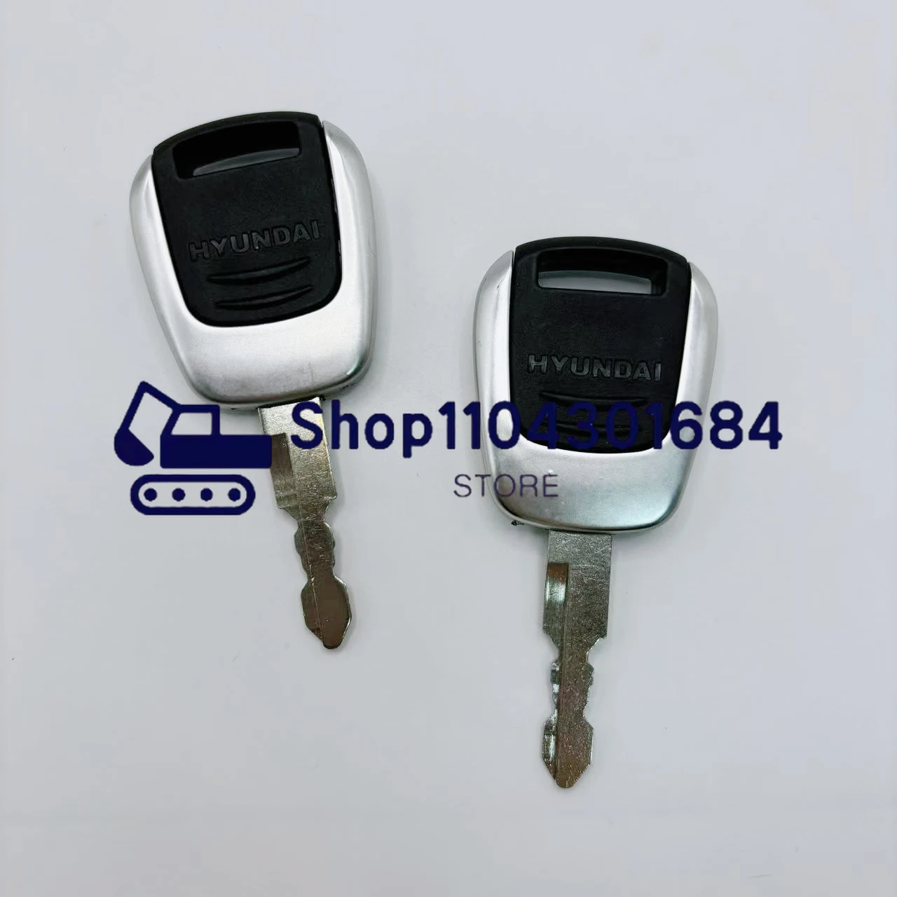 2 PCS Modern Excavator 60 / 80 - Heavy Equipment Key Ring 评论和价格