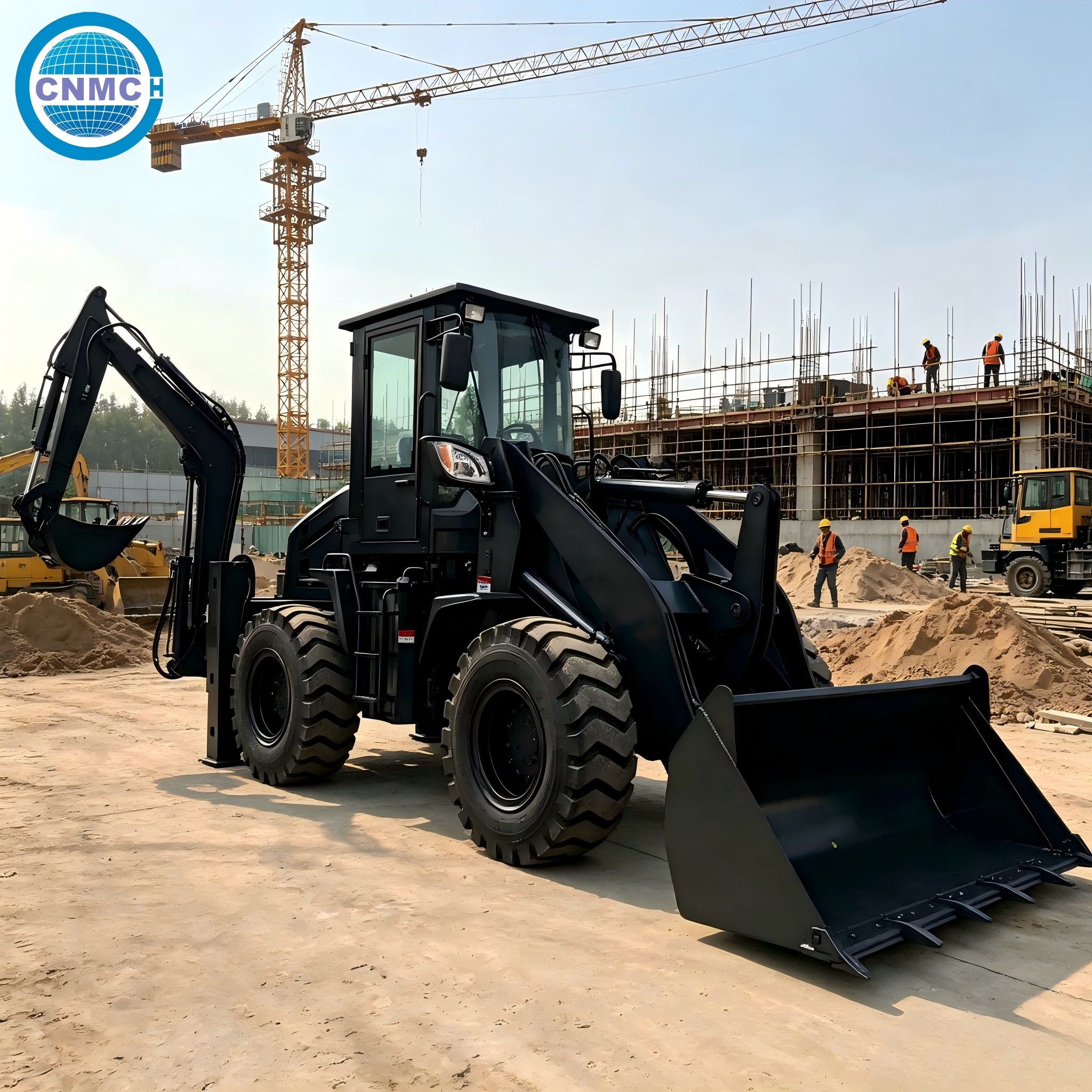 CN10-80 4x4 Wheel Excavator Lo - Tractor Backhoe 评论和价格