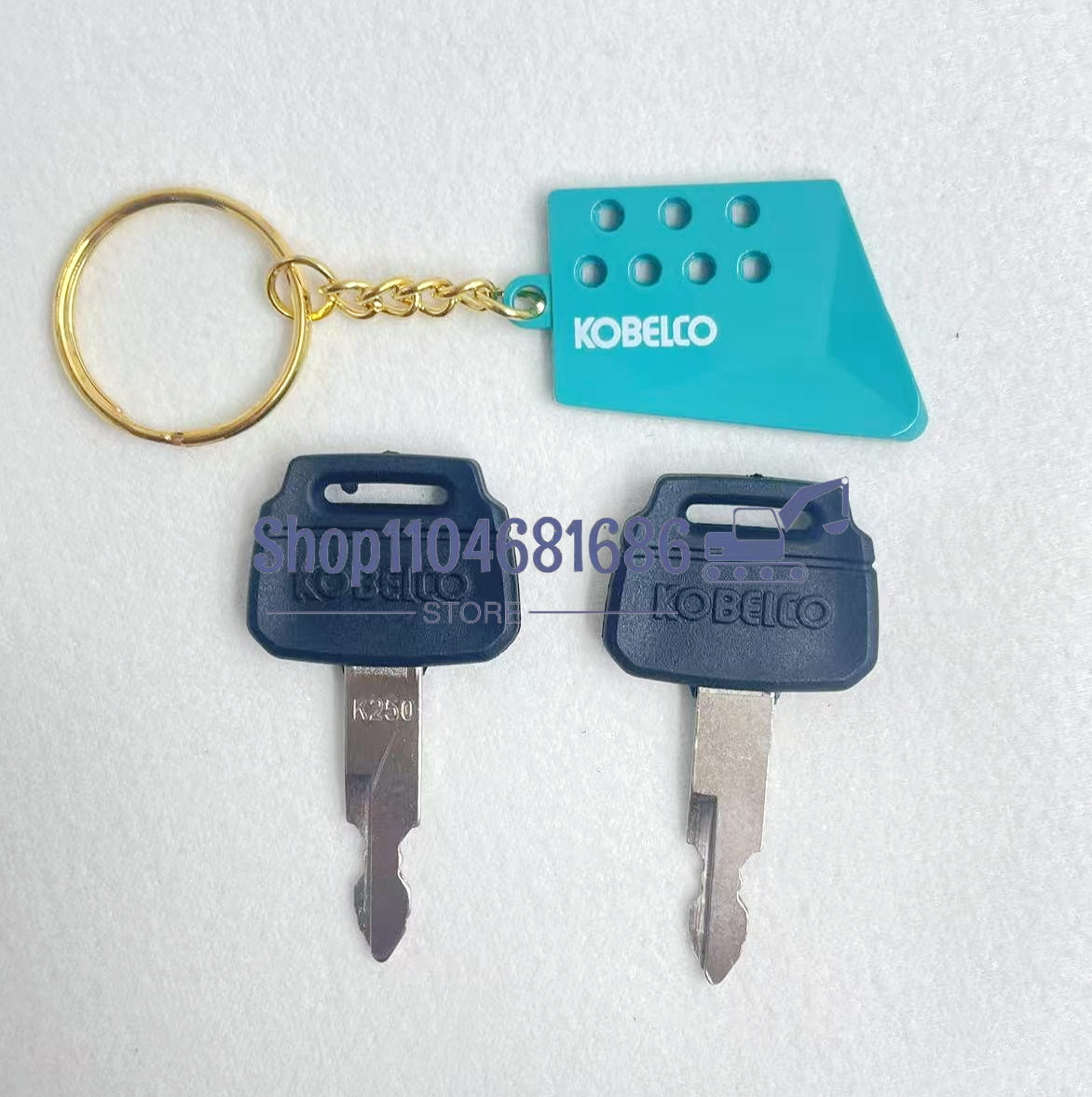 2pcs K250 Key for Kobelco for  - Heavy Equipment Key Ring 评论和价格