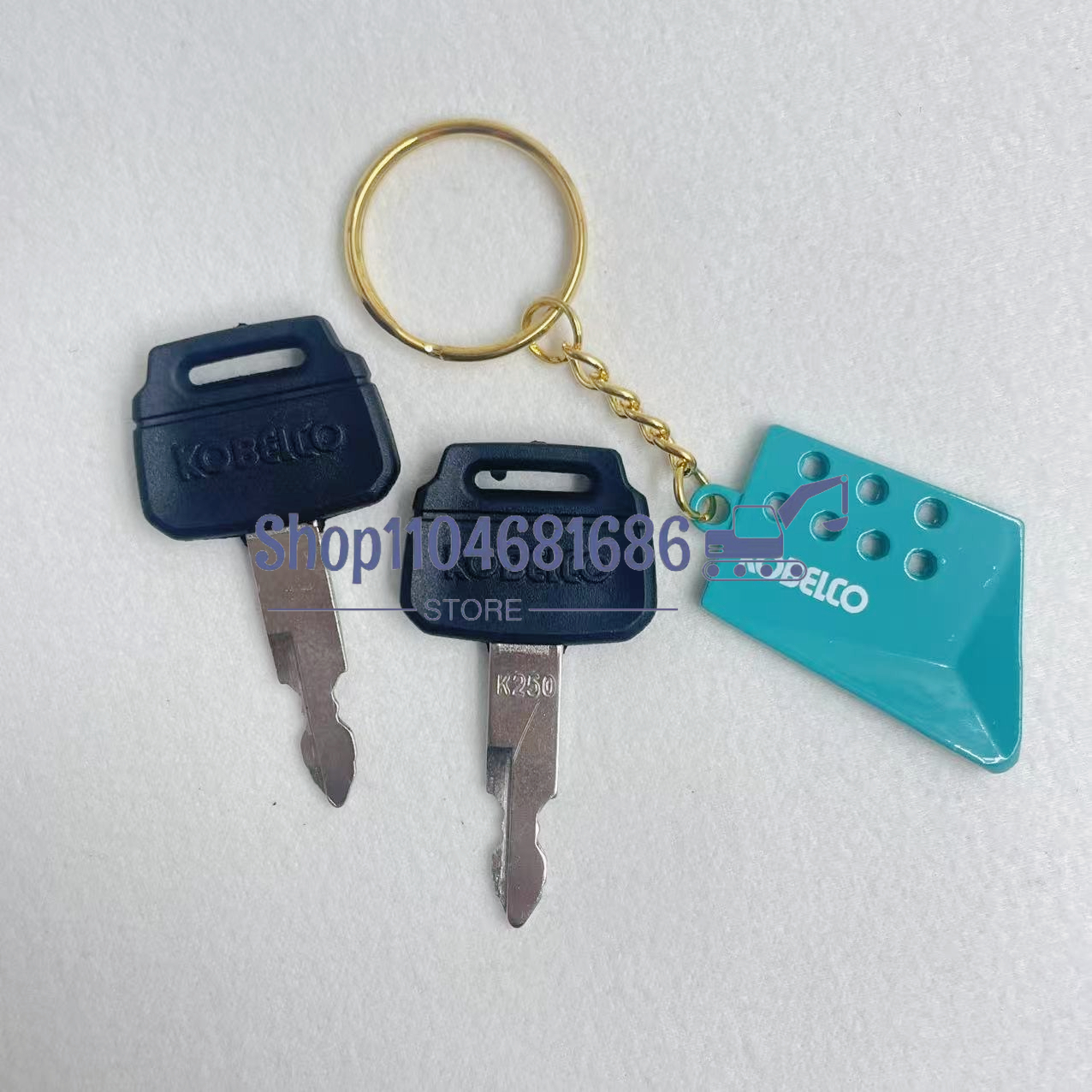 2pcs K250 Key for Kobelco for  - Heavy Equipment Key Ring 评论和价格