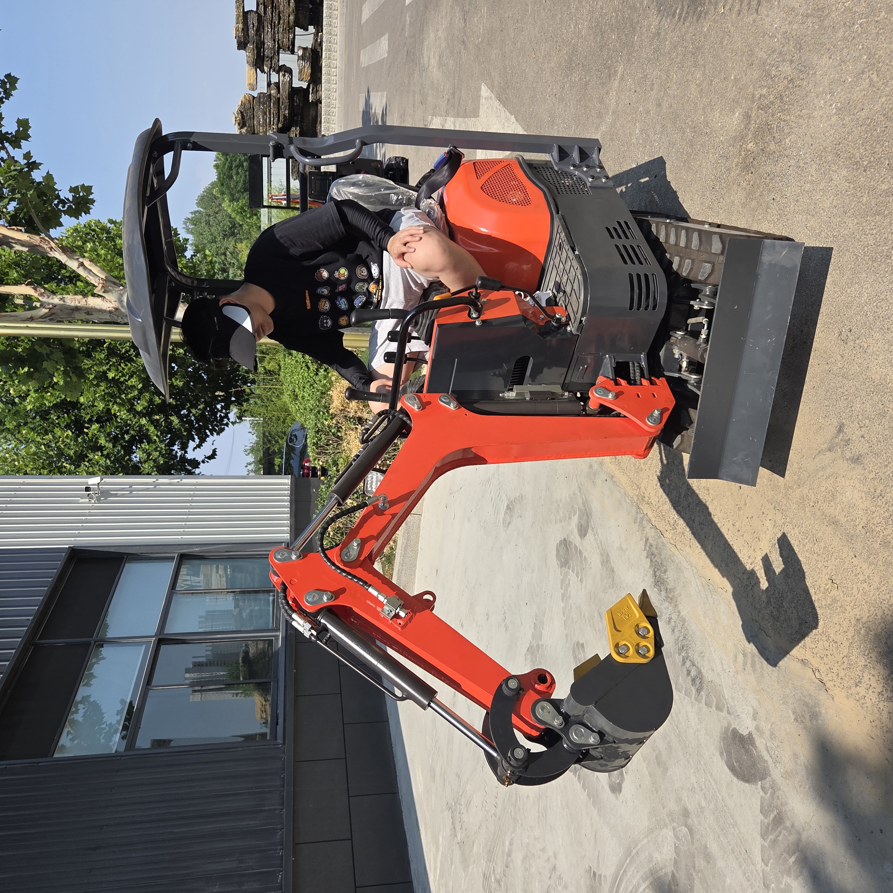 Customized High-efficiency Sma - Tractor Backhoe 评论和价格