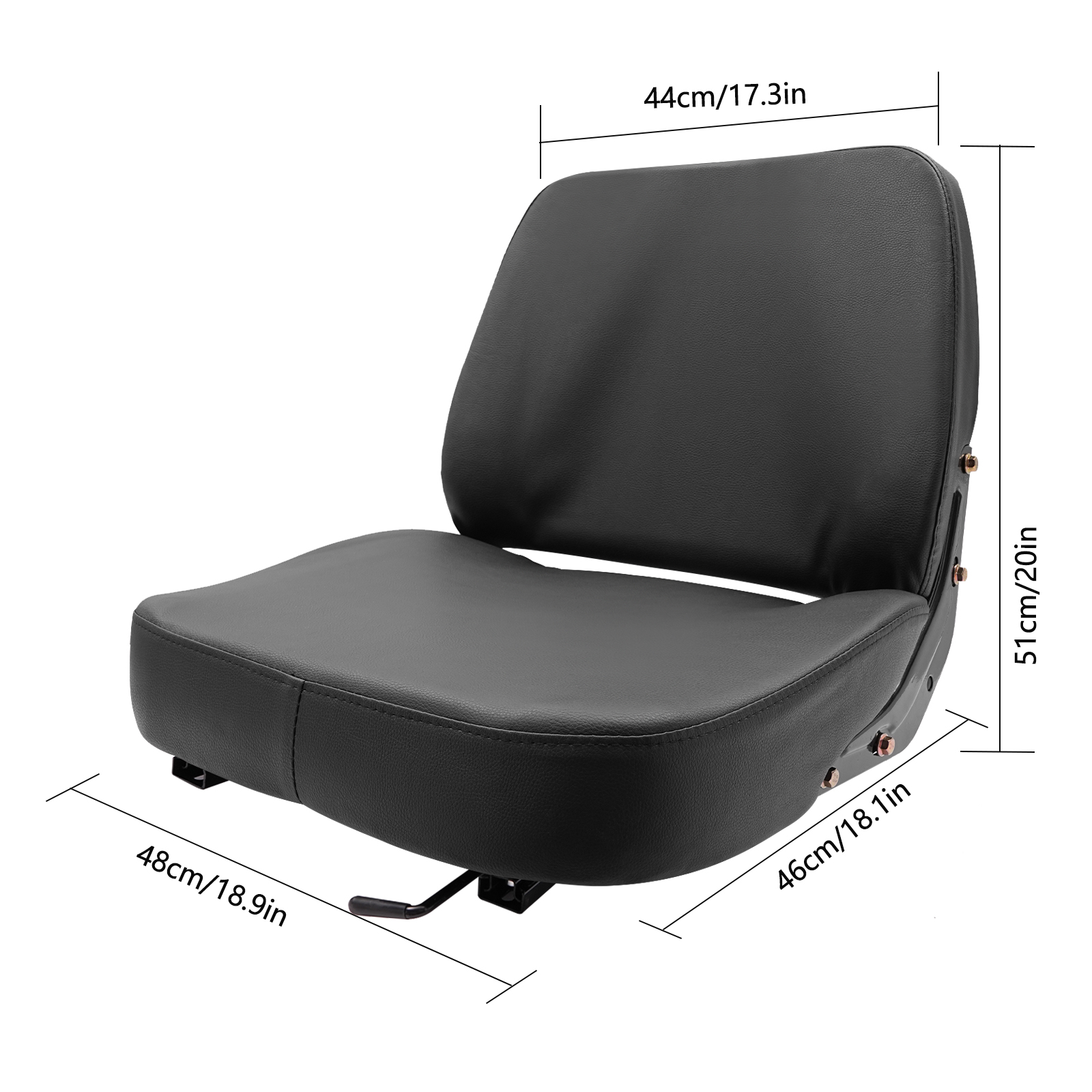 High Back Mower Seat Universal - Tractor Backhoe 评论和价格