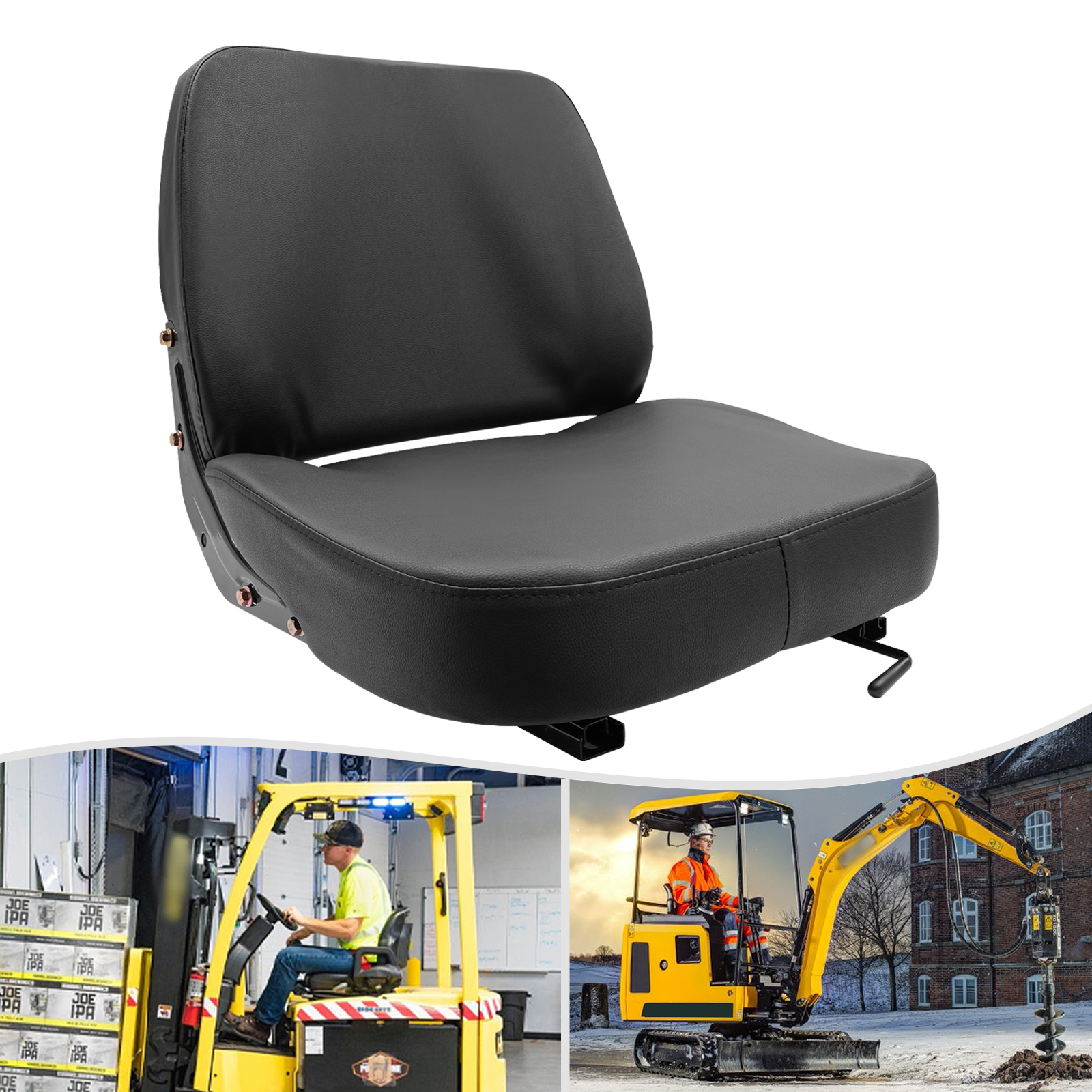 High Back Mower Seat Universal - Tractor Backhoe 评论和价格