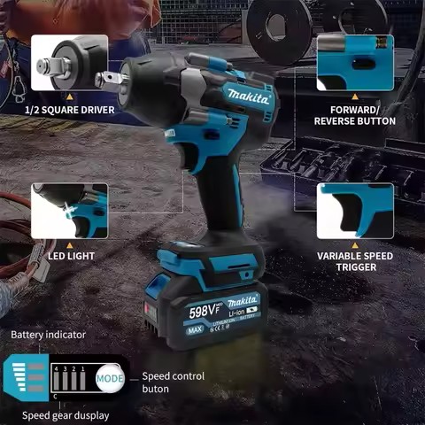 🔥100% Original Makita DTW700 1 - Heavy Equipment Used 评论和价格