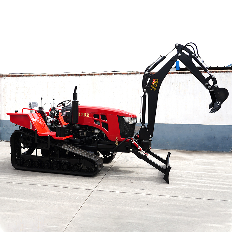 Customized 80/120HP Rubber-tra - Tractor Backhoe 评论和价格