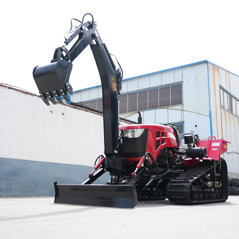 Customized 80/120HP Rubber-tra - Tractor Backhoe 评论和价格