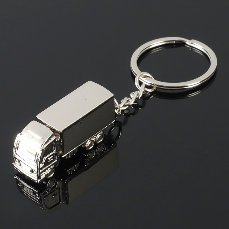 10Pcs Metal Truck Lorry Car Ke - Heavy Equipment Key Ring 评论和价格