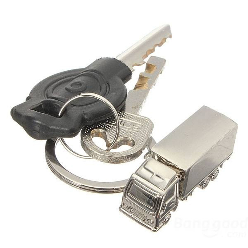 10Pcs Metal Truck Lorry Car Ke - Heavy Equipment Key Ring 评论和价格