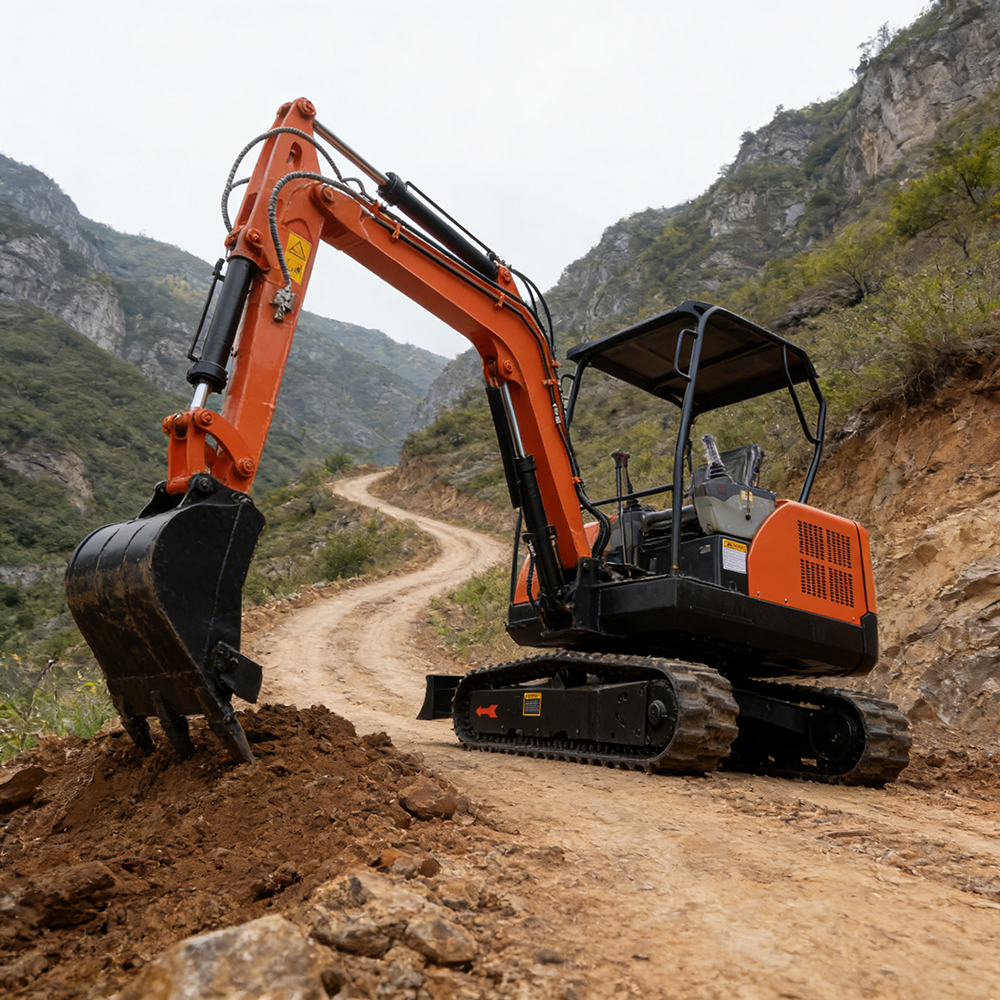 Durable 1.2t Mini Excavator Hy - Tractor Backhoe 评论和价格