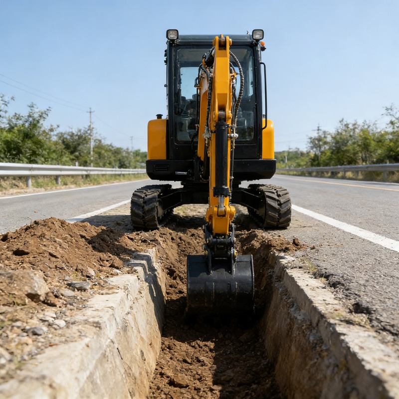 Durable 1.2t Mini Excavator Hy - Tractor Backhoe 评论和价格