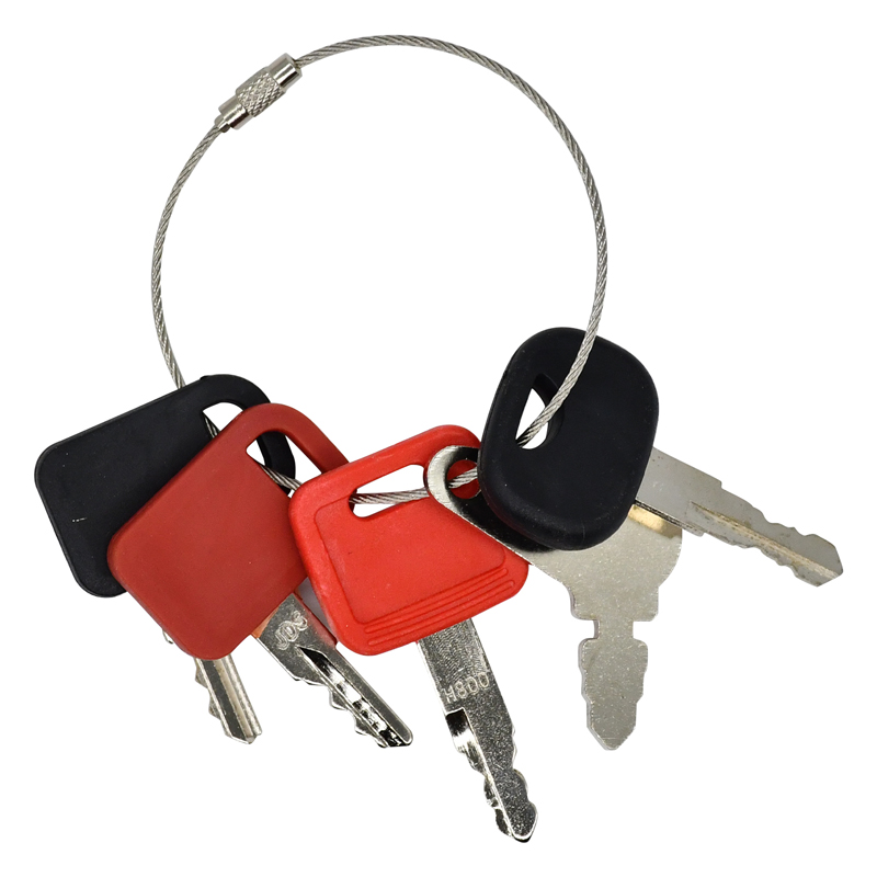 New 5Pcs Heavy Equipment Ignit - Heavy Equipment Key Ring 评论和价格
